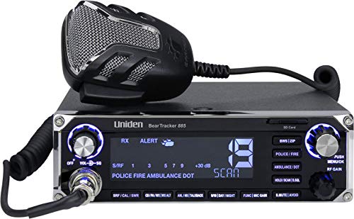Uniden BEARCAT 980SSB 40- Channel SSB CB Radio with Sideband NOAA WeatherBand,7- Color Digital Display PA/CB Switch and Noise Cancelling Mic