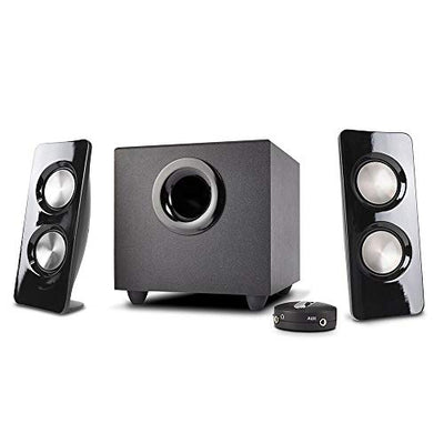 Cyber Acoustics Powerful Curve Series Storm 44W Speaker System with Control Pod (CA-3350)