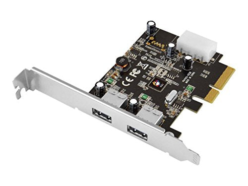 Siig USB 3.1 2 Port PCIe (JU-P20912-S1),Black