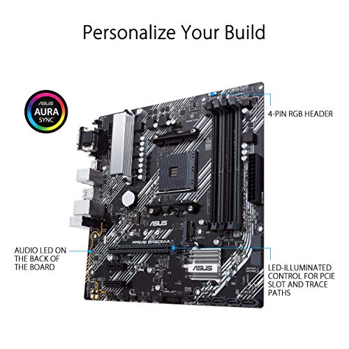 ASUS Prime AMD B450 AM4 Micro ATX DDR4-SDRAM Motherboard