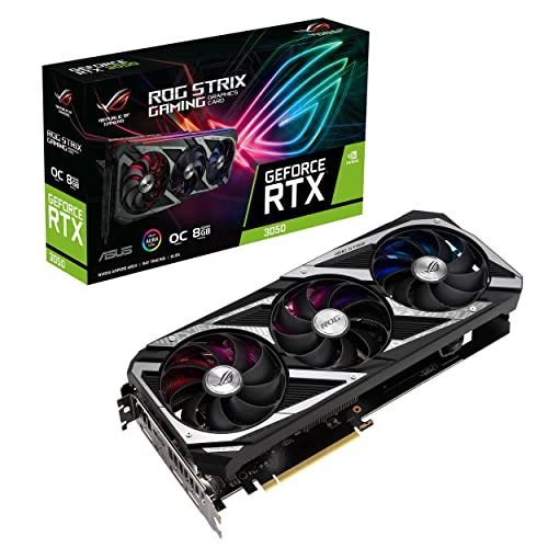 ASUS ROG Strix NVIDIA GeForce RTX 3050 OC Edition Gaming Graphics Card