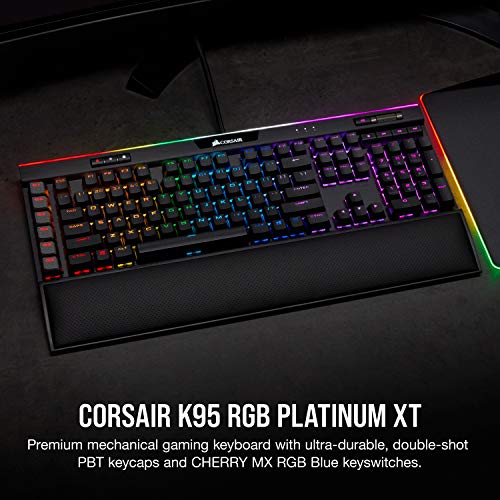 Corsair K95 RGB Platinum XT Mechanical Gaming Keyboard, Backlit RGB LED