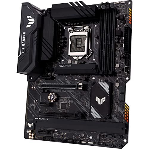 ASUS TUF Gaming H570-PRO WiFi 6 LGA1200 (Intel 11th/10th Gen) ATX Gaming Motherboard (PCIe 4.0, WiFi 6, 2.5Gb LAN, 3xM.2 Slots, 8+1 Power Stages, Front Panel TypeC™ Connector, Thunderbolt™ 4 Support)