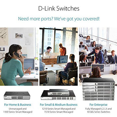 D-Link Unmanaged Desktop or Rackmount Switch