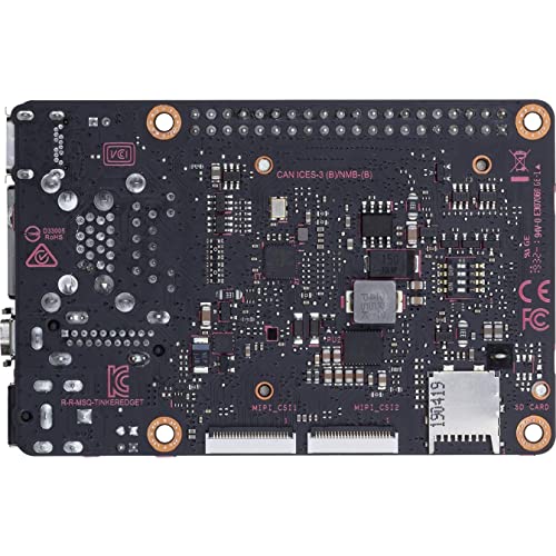 ASUS Tinker Edge T SoC 1.5GHz Quad Core CPU, GC7000 Lite Graphics, 1GB LPDDR4 & 8GB eMMC Mini Motherboard