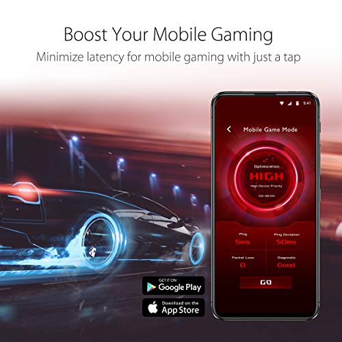 ASUS ROG Strix AX5400 WiFi 6 Gaming Router (GS-AX5400) - Dedicated Gaming Port, VPN Fusion, Lifetime Free Internet Security, Instant Guard, AiMesh, Adaptive QoS, Port Forwarding, Aura RGB