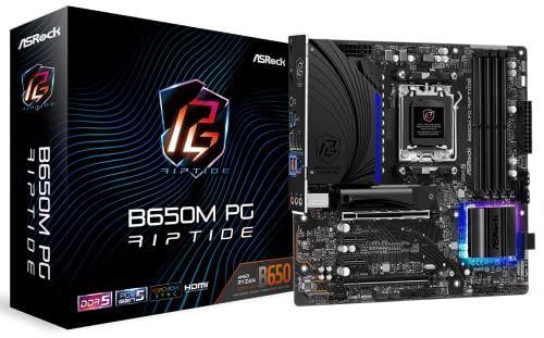 ASRock B650M PG Riptide AMD Ryzen 7000 Series Processors Motherboard