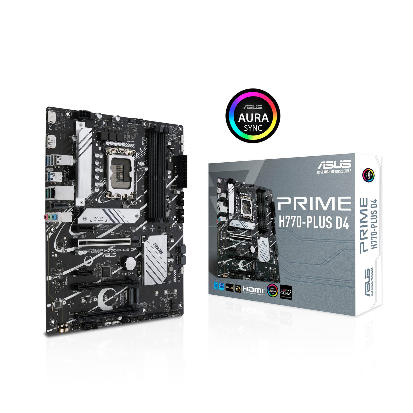 ASUS H770 ATX Motherboard with PCIe 5.0, ThunderboltTM Support